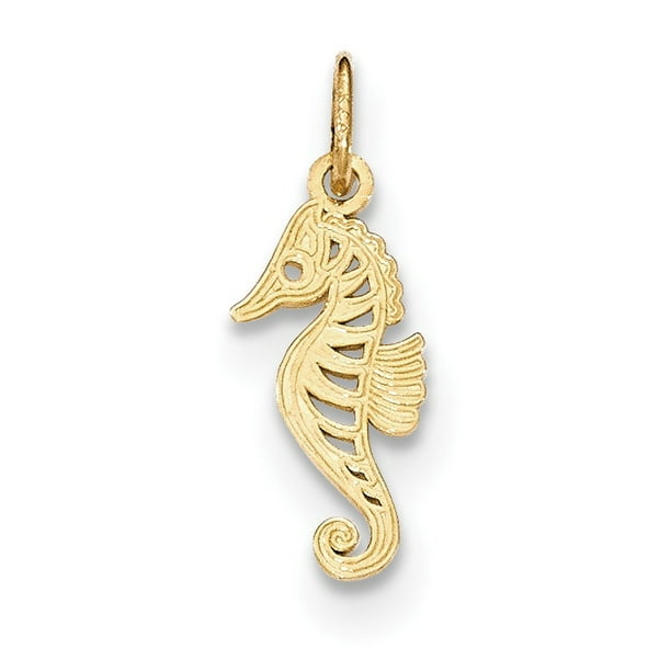 Beautiful Yellow gold 14K 14k D/C Polished Seahorse Pendant Beautiful Yellow gold 14K 14k D/C Polished Seahorse Pendant